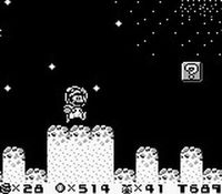 une photo d'Ã©cran de Super Mario Land 2 sur Nintendo Game Boy